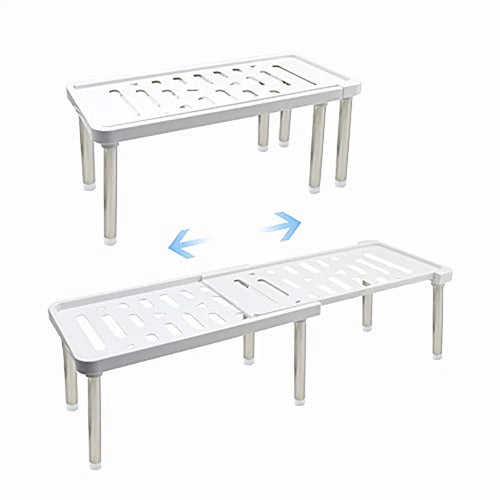 1 Stuk Uitschuifbaar Opbergrek – Multifunctionele Organizer voor Huishoudelijke Spullen