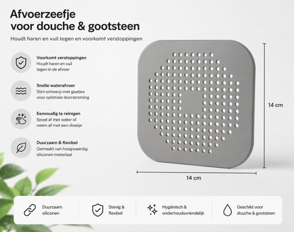 1/2/10/20 stuks doucheputje haarvanger, afvoerzeefje voor gootsteen en douche, afvoerfilter tegen haren en vuil