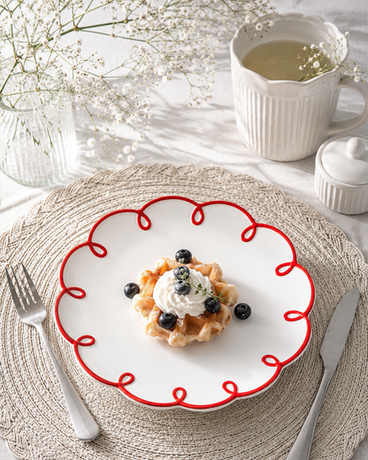 Set van 2 Keramische Wolkborden – Speels, Uniek en Stijlvol Design