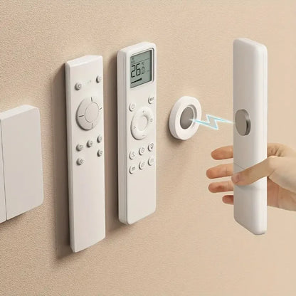 3-delige Magnetische Afstandsbedieninghouder Zonder Boren – Wandhouder voor TV, Airco en DVD-speler