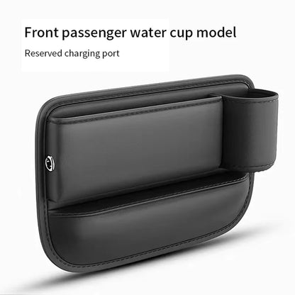 PU Lederen Opbergvak voor Auto – Opbergtas voor de Ruimte Tussen Autostoel en Middenconsole