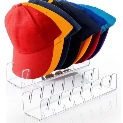 Acryl Pettenrek – Transparante Pettenhouder voor het Opbergen en Presenteren van Baseball Caps