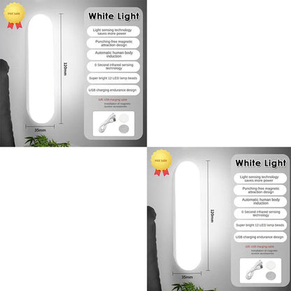 Draadloze LED Nachtlamp met Bewegingssensor – USB Oplaadbaar & Magnetisch