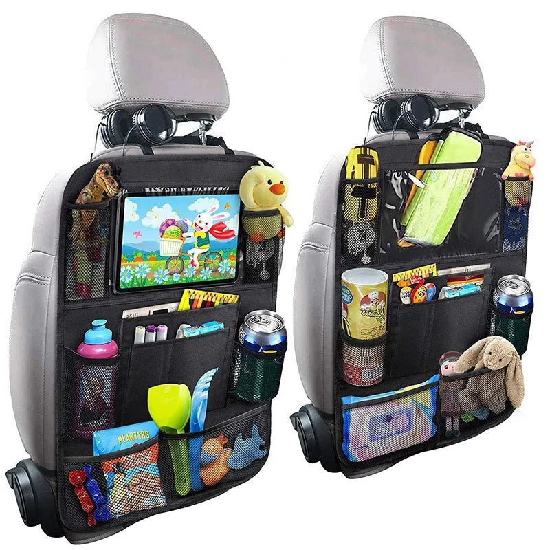 Universele Auto Stoelorganizer met Tablet Houder en Touchscreen Vak