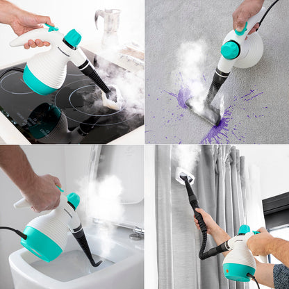 9-in-1 Handstoomreiniger met Accessoires – Multifunctionele Stoomreiniger