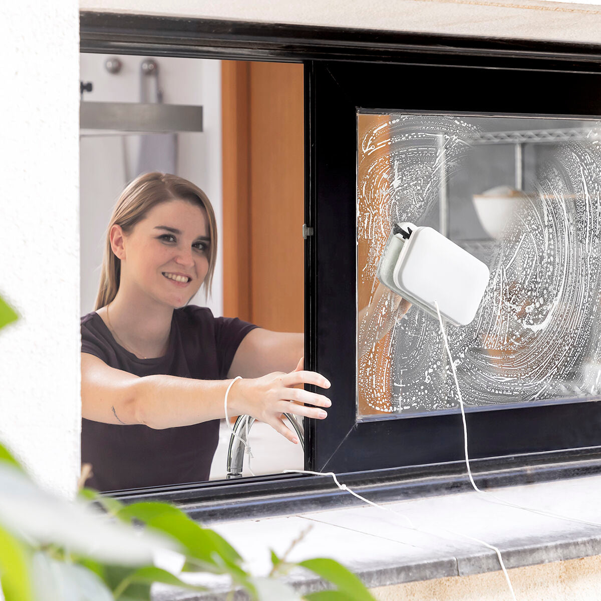 Magnetische Raamreiniger – Reinig Beide Zijden Tegelijk