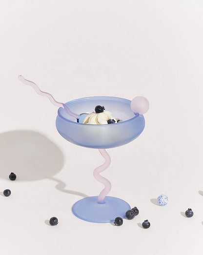 Jelly Bean Wijn Glas - Uniek Cocktail Coupe Glas